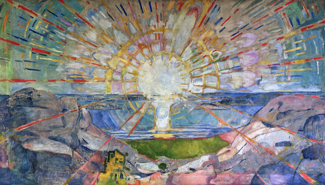 De zon door Edvard Munch