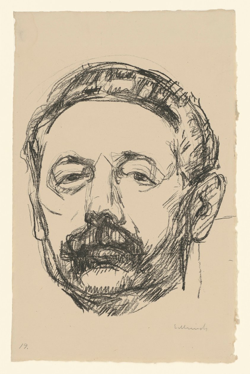 Tor Hedberg door Edvard Munch