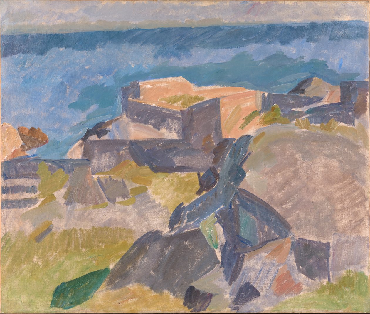 Landschap van Christiansø door Edvard Weie
