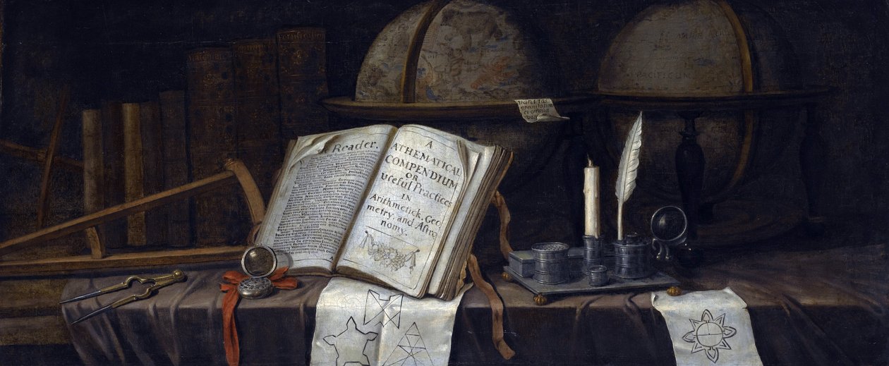 Vanitas Stilleven door Edwaert Colyer or Collier