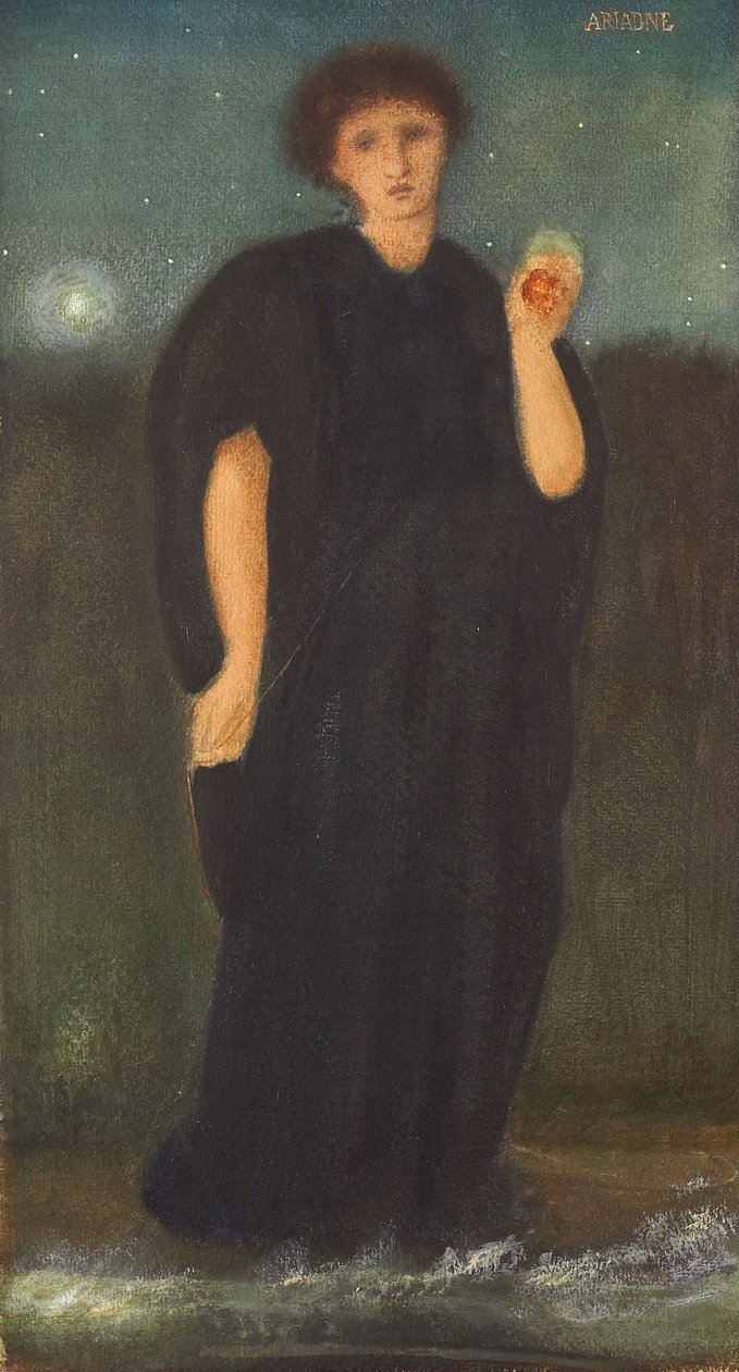 Ariadne door Edward Burne Jones