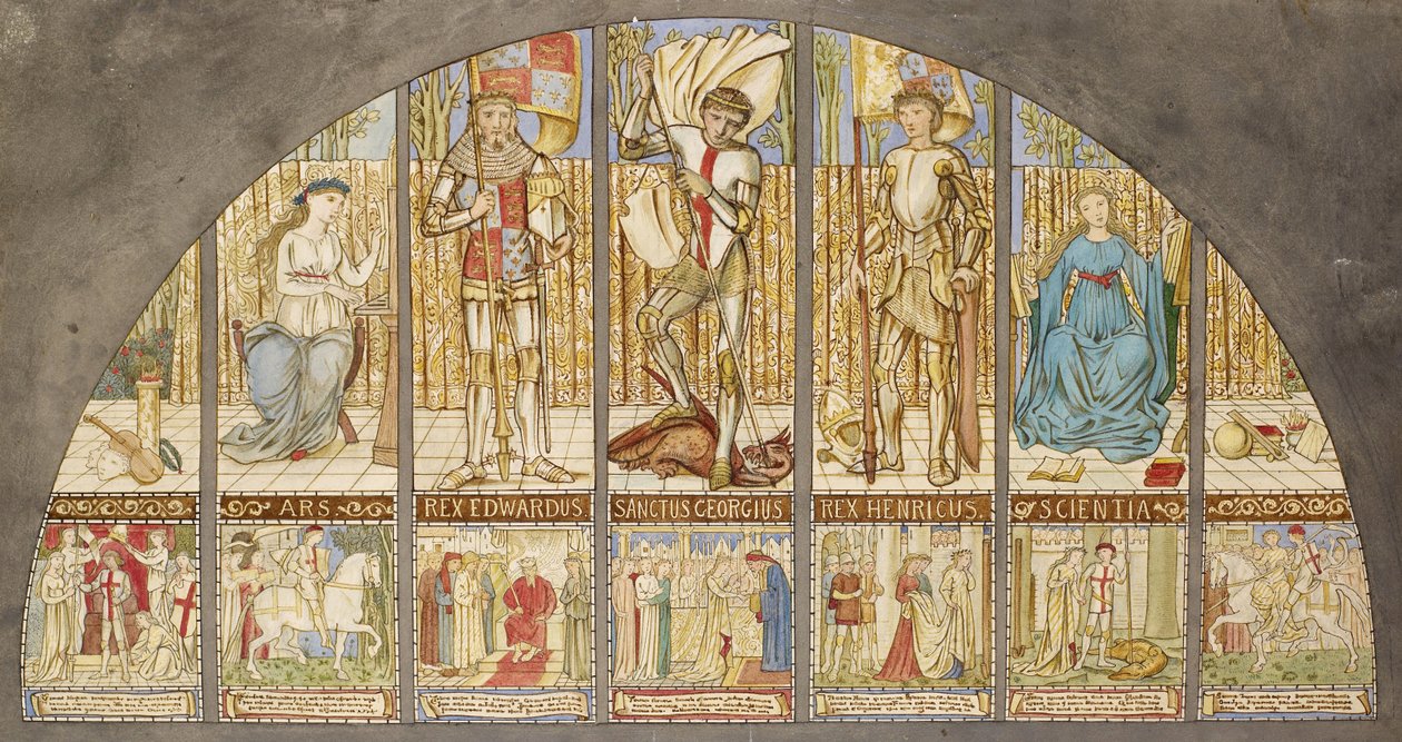 Oorlogen van de Rozen door Edward Burne Jones