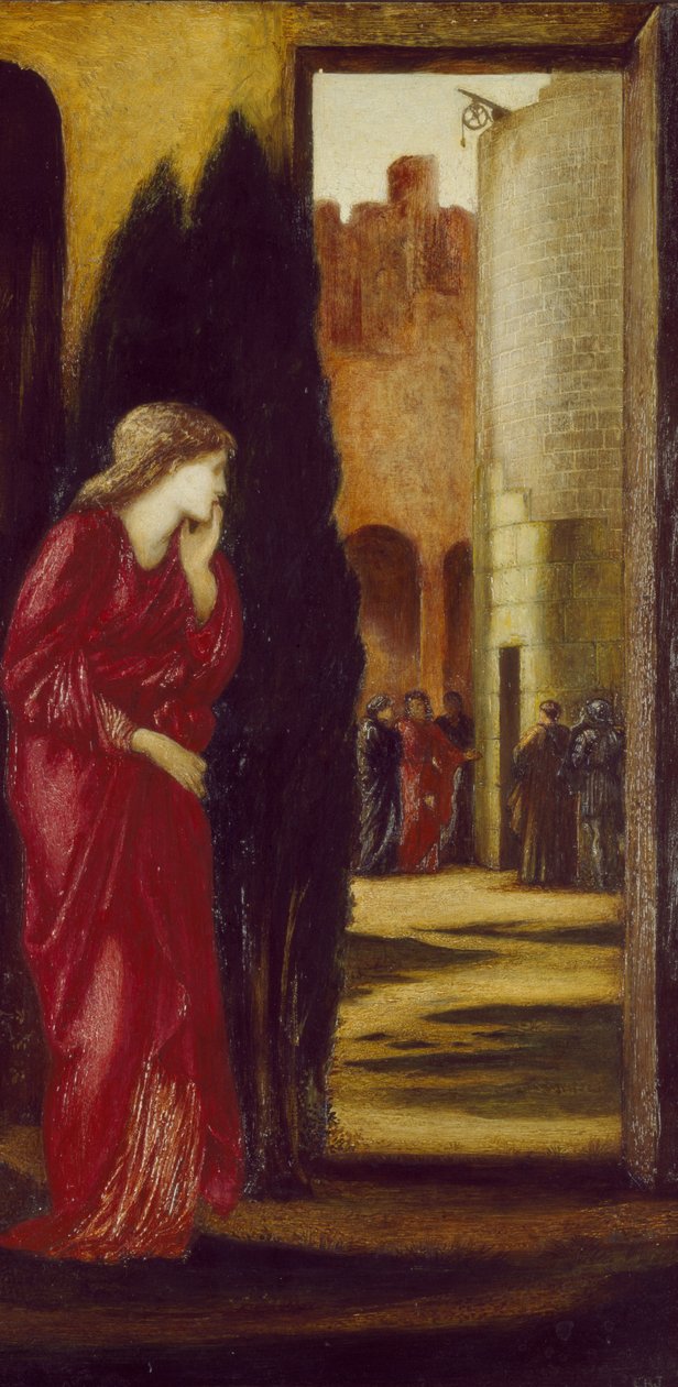Danaë en de bronzen toren, 1872 door Edward Burne-Jones