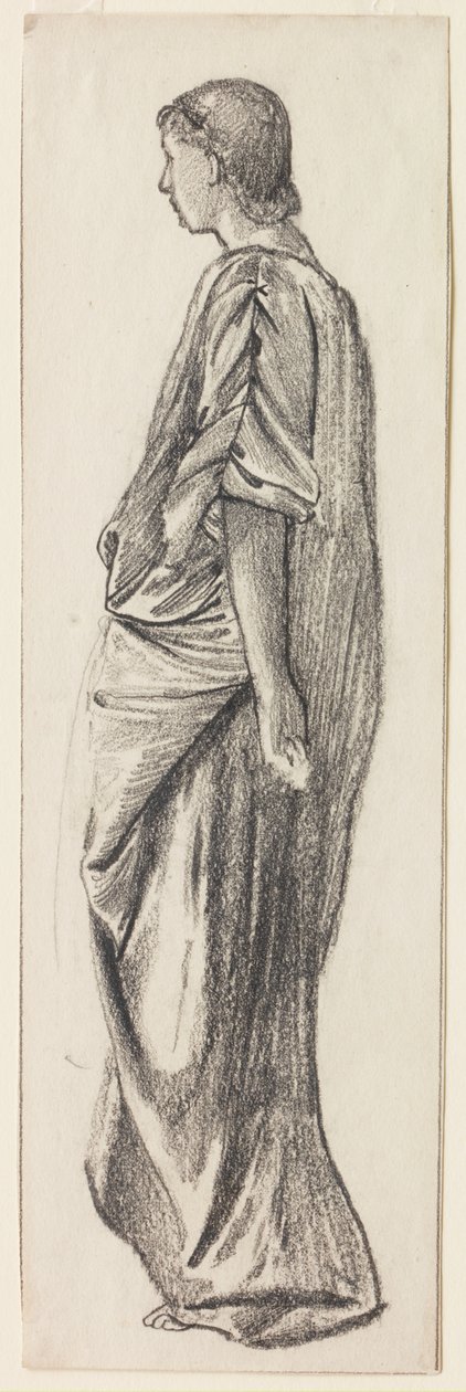 Figuur in Gewaden door Edward Burne Jones