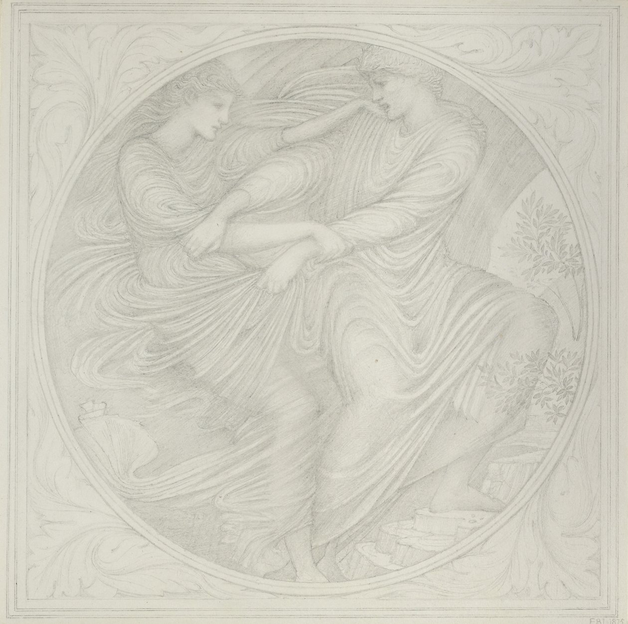 Orpheus Kijkt Achterom, 1872-75 door Edward Burne Jones