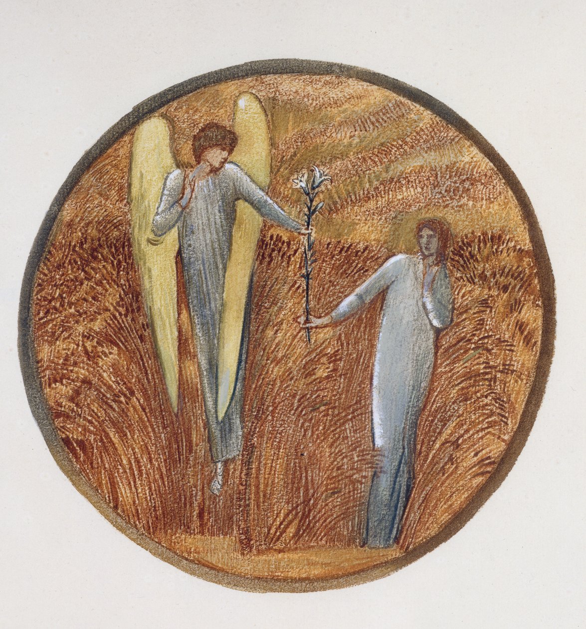 Het Bloemenboek: VI. Bloem van God, 1905 door Edward Burne Jones