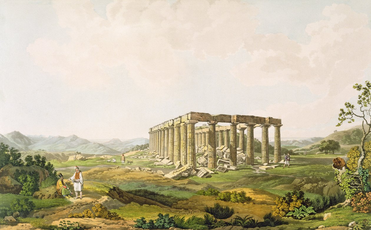 De Tempel van Apollo Epicurius, plaat 25 uit deel 5 van 