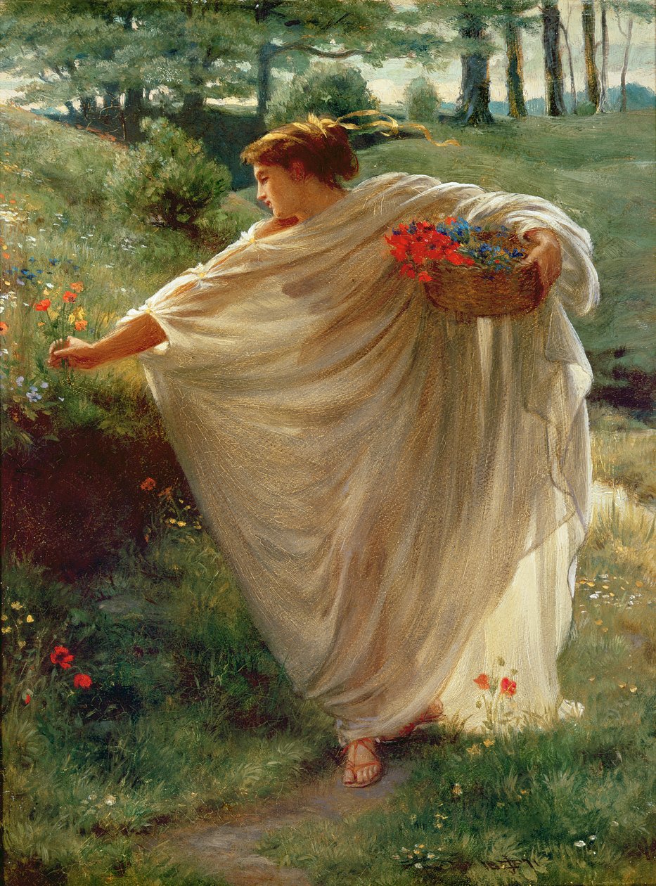 Wilde bloemen door Edward John Poynter