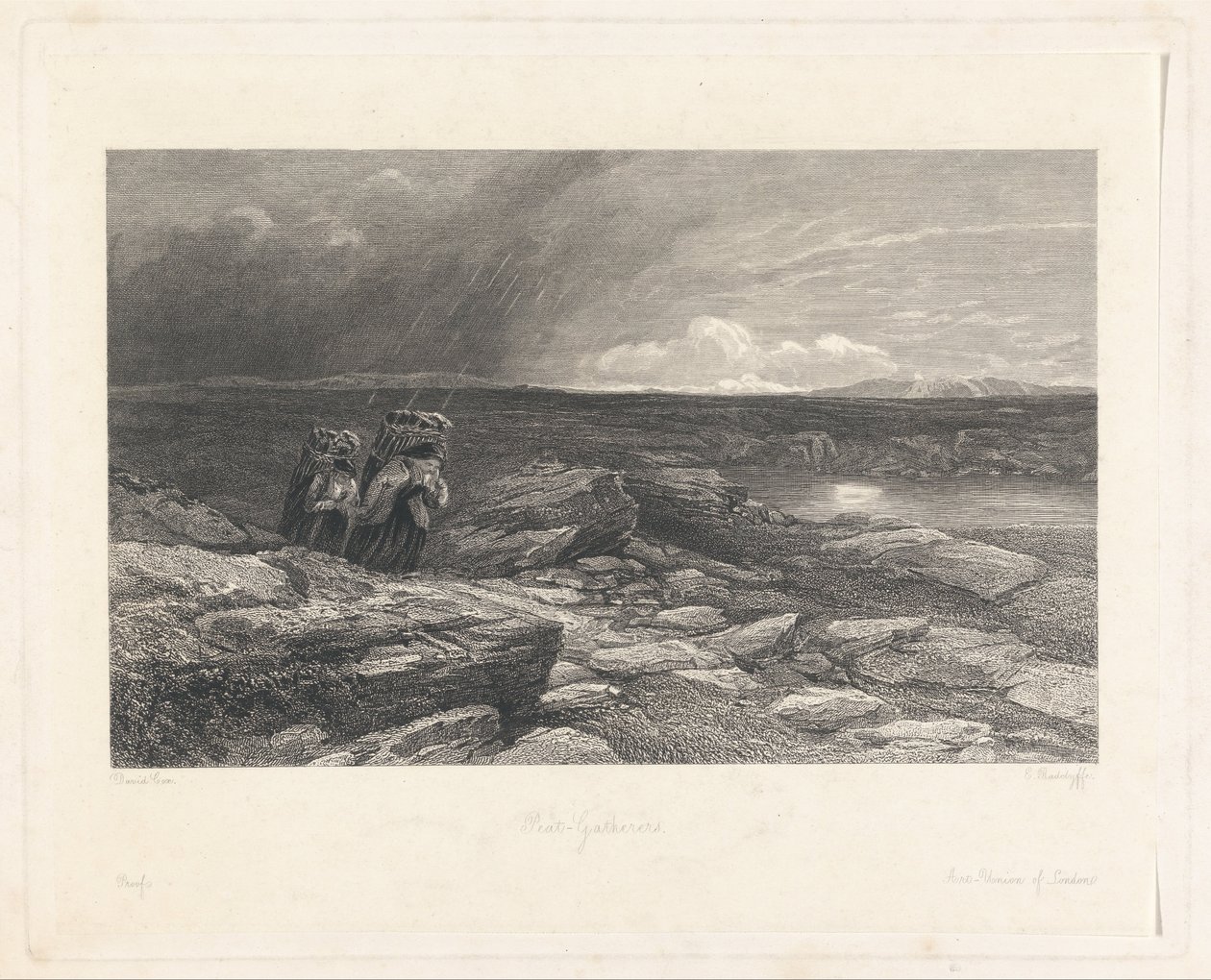 Turfverzamelaars door Edward Radclyffe