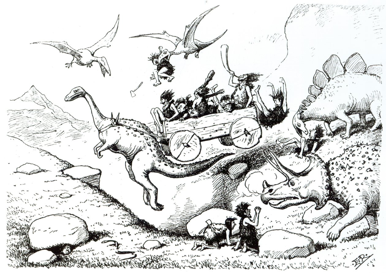 Prehistorische Blikken, 1894 door Edward Tennyson Reed