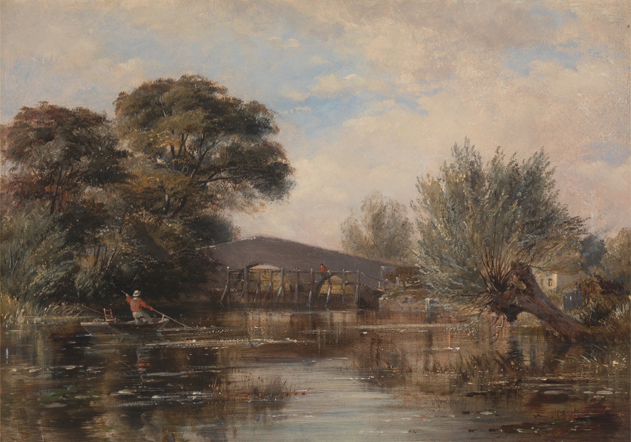 Godstow Brug bij Oxford door Edward William Cooke