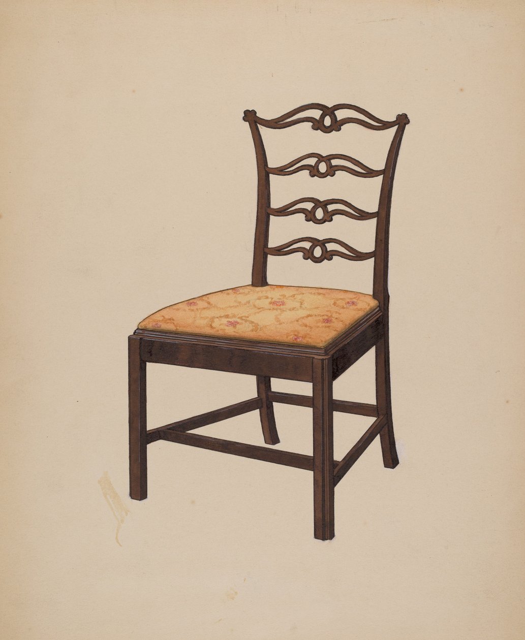 Chippendale Stoel door Edward A. Darby