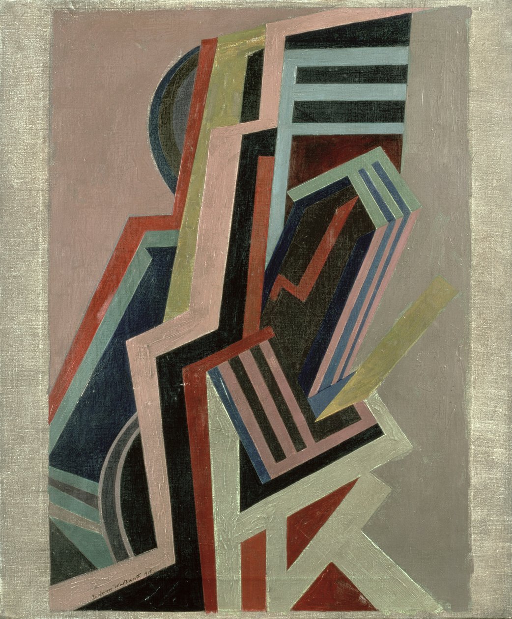 Abstracte Compositie door Edward Alexander Wadsworth