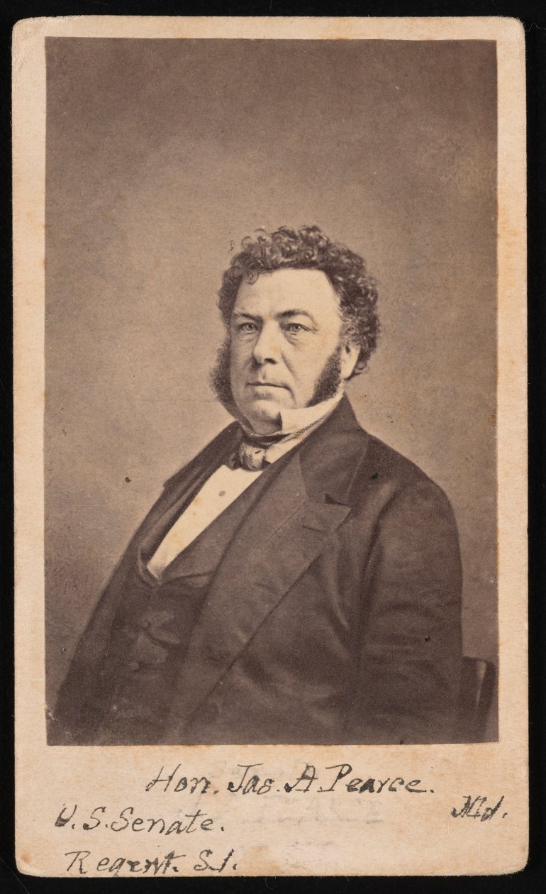 Portret van James Alfred Pearce 1805-1862, voor 1862 door Edward Anthony