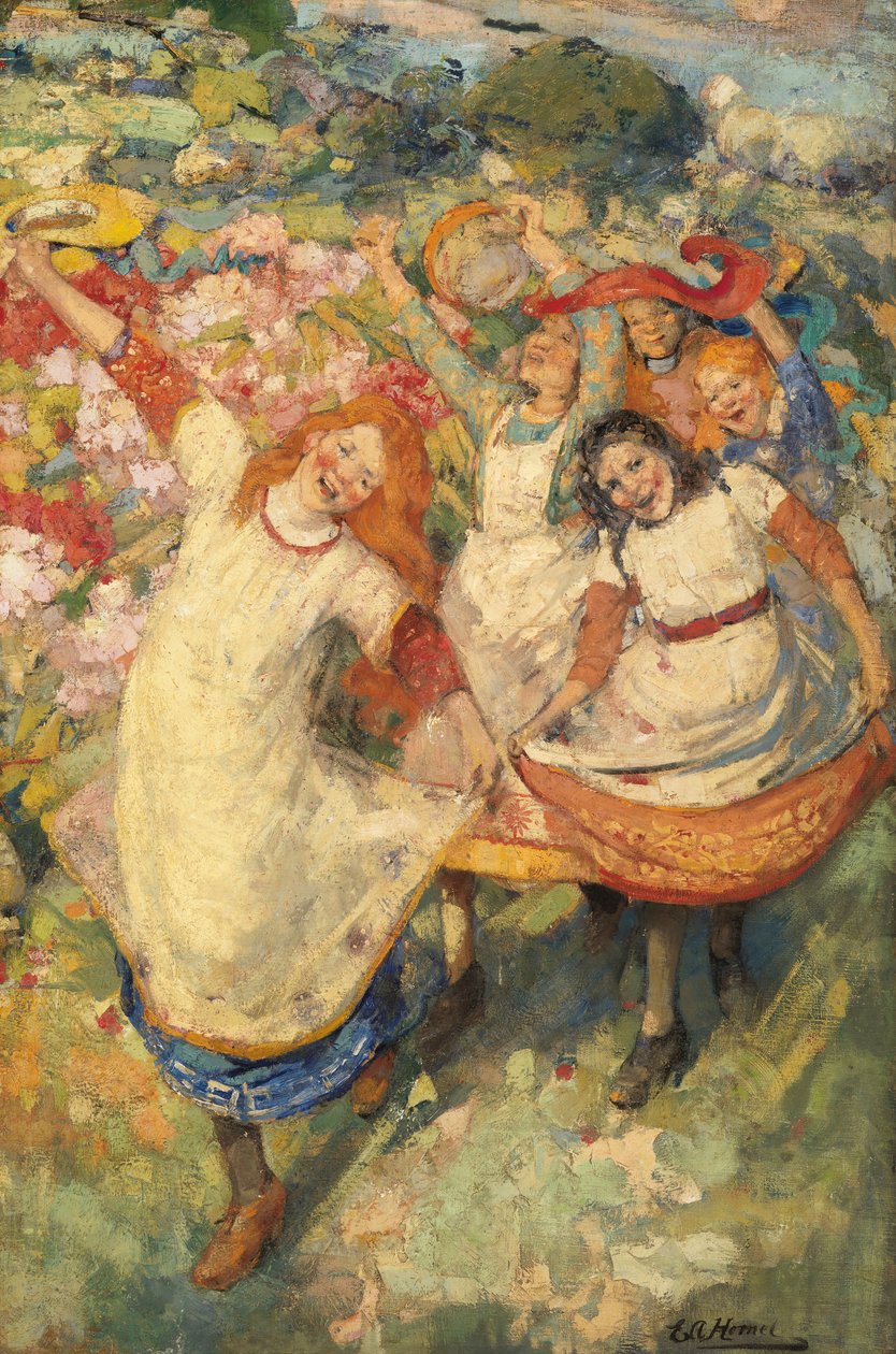 De Dans van de Lente door Edward Atkinson Hornel