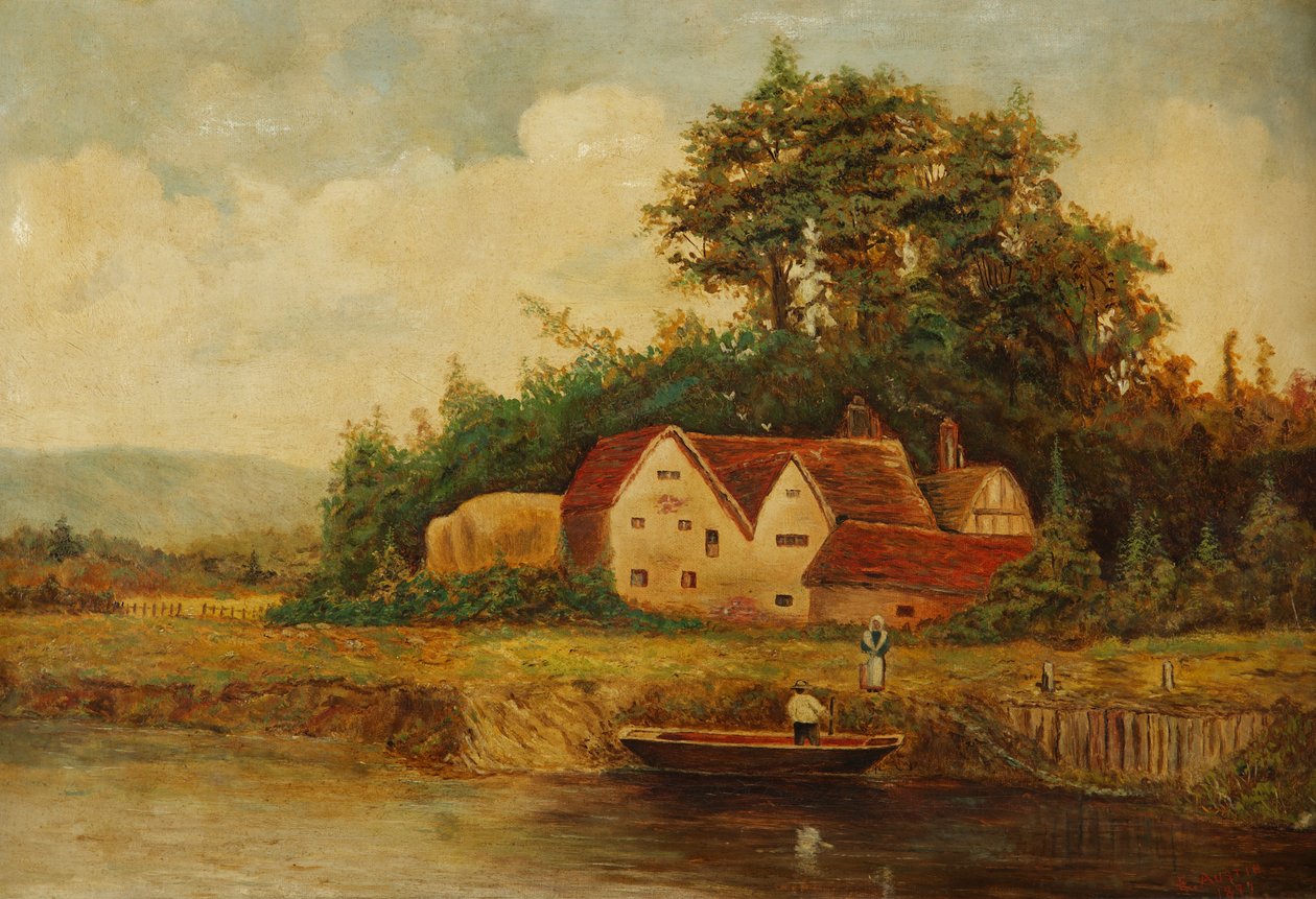 Een Worcestershire Molen, 1897 door Edward Austin