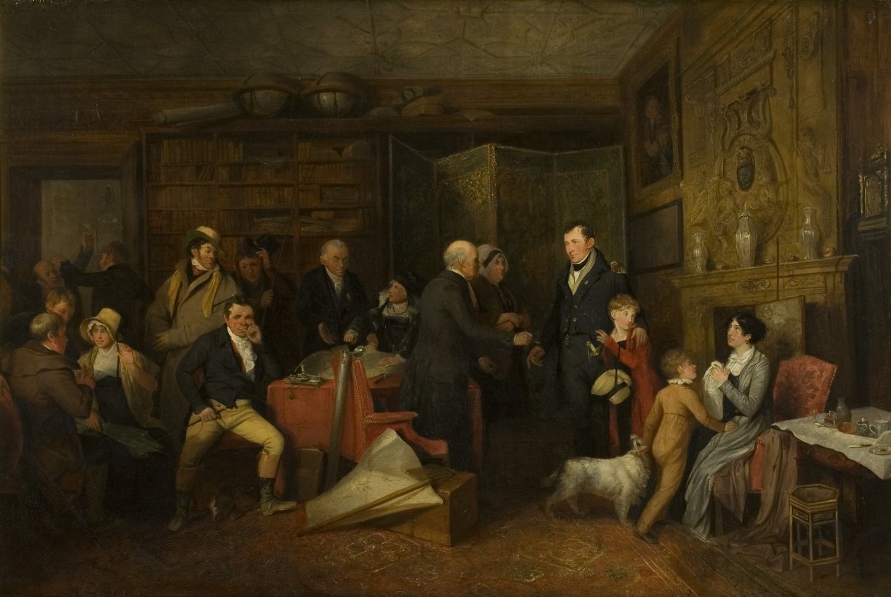 Het Voorlezen van het Testament Voltooid door Edward Bird