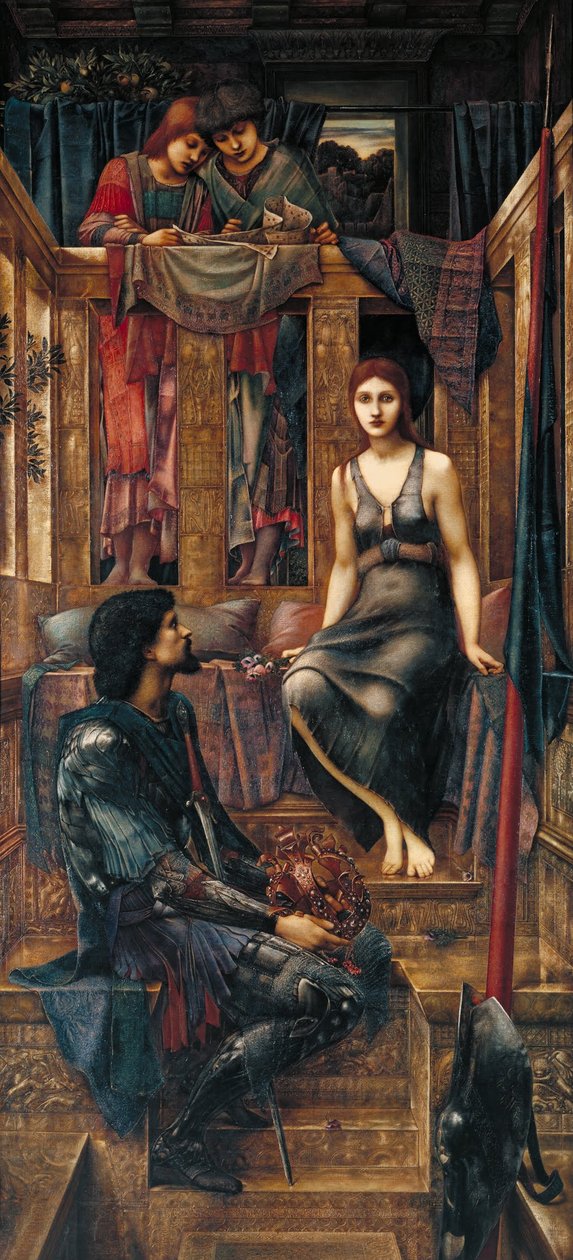 Koning Cophetua en het bedelmeisje door Edward Burne-Jones