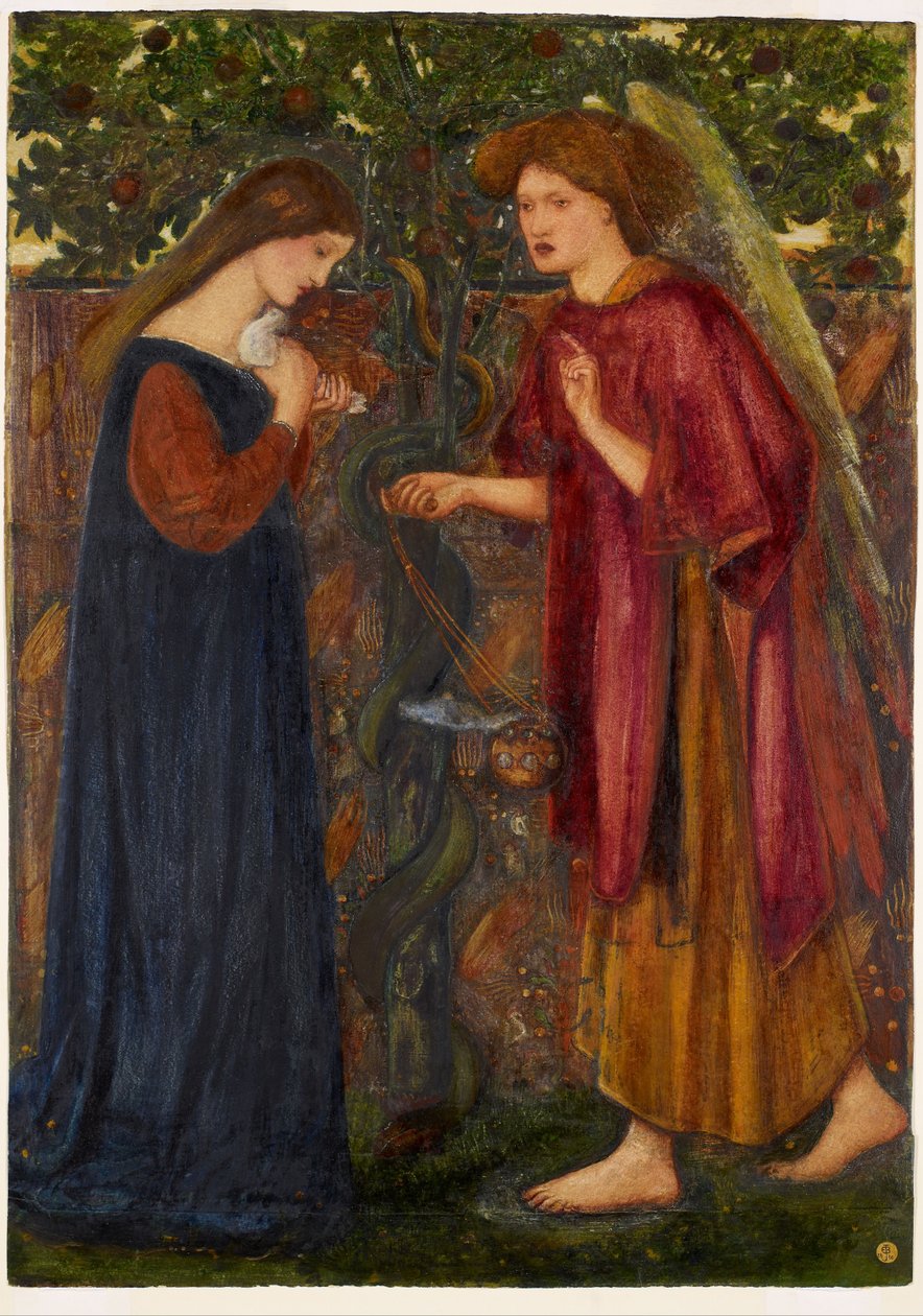 De Aankondiging door Edward Burne-Jones