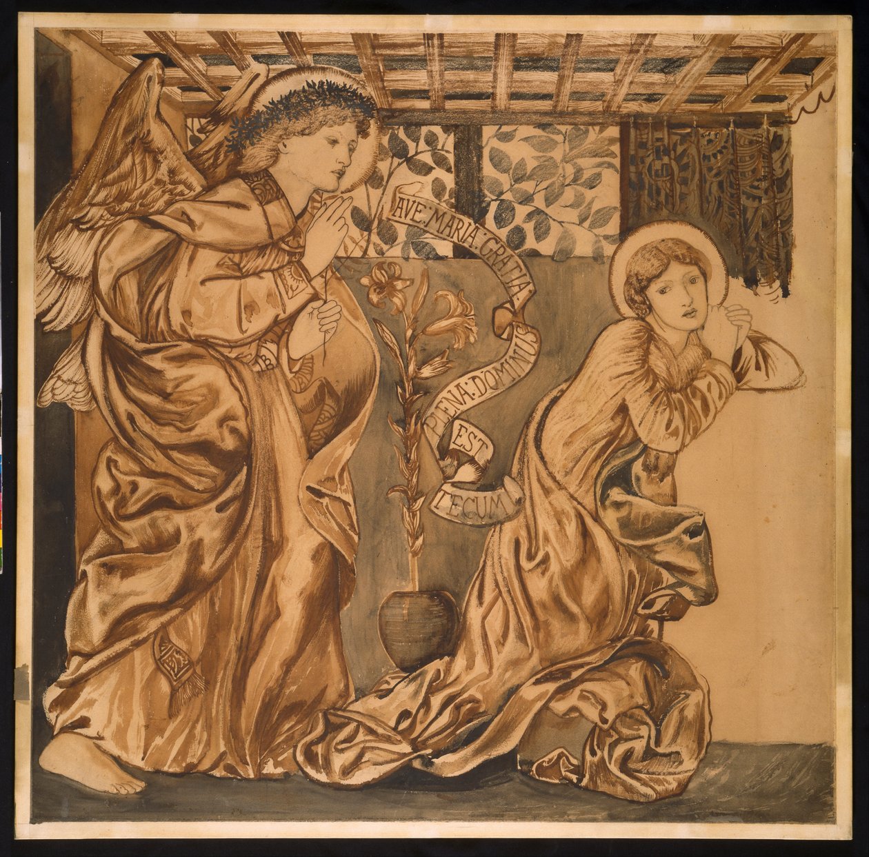De Annunciatie door Edward Burne-Jones