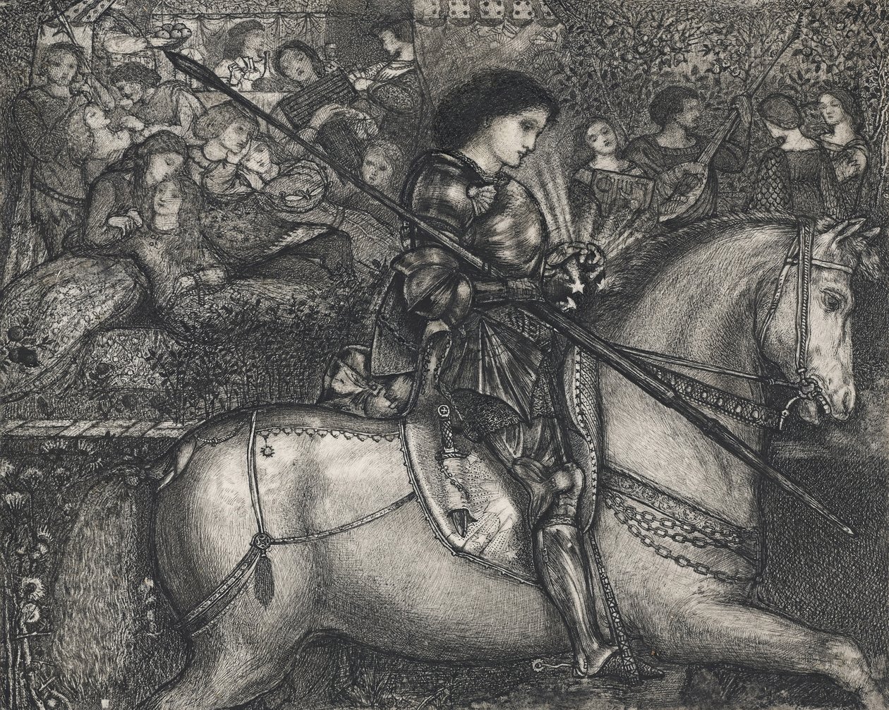 Sir Galahad door Edward Burne Jones