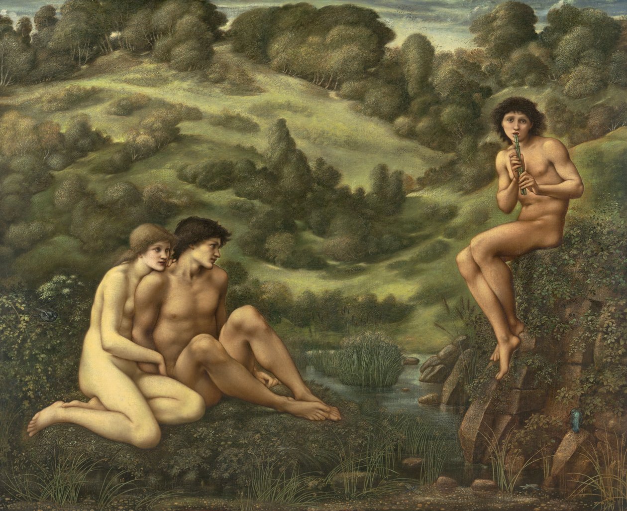 De tuin van Pan door Edward Burne-Jones