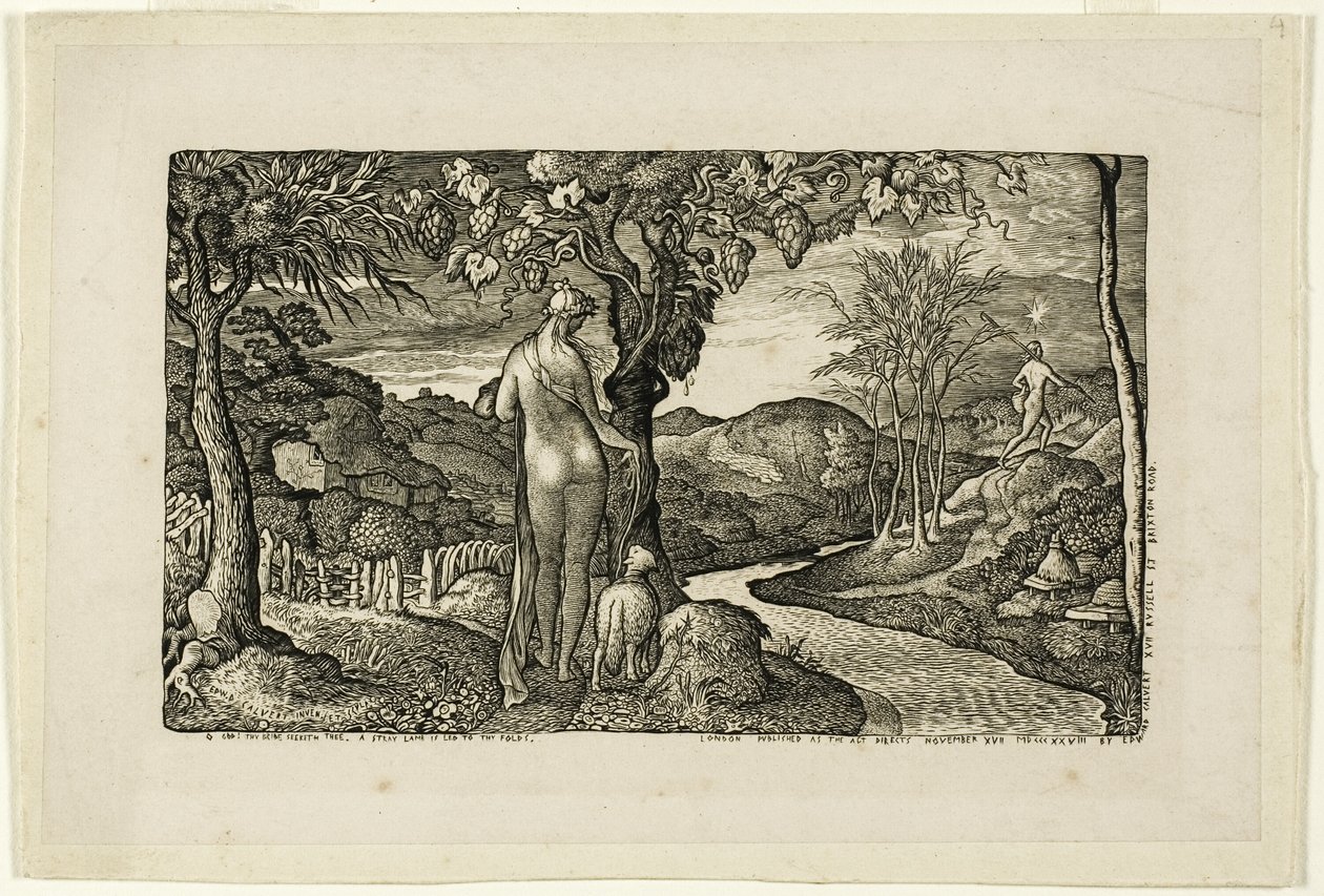De Bruid door Edward Calvert