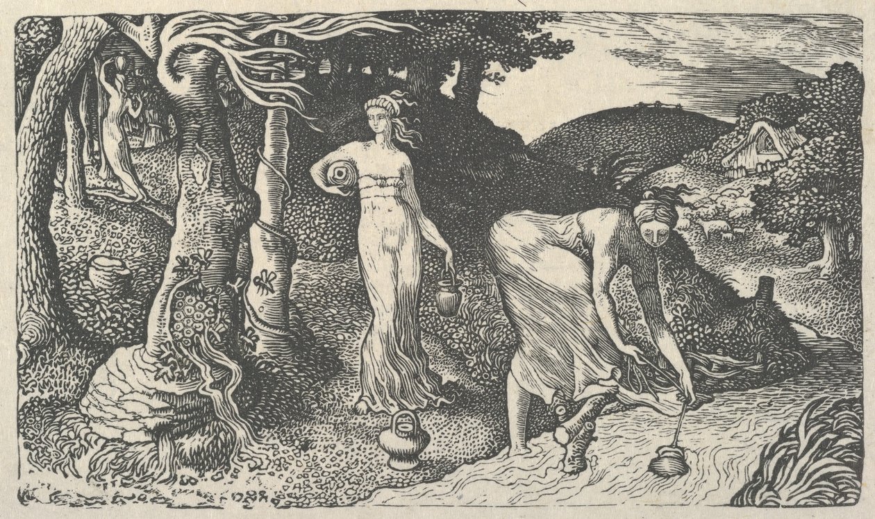 De Beek door Edward Calvert