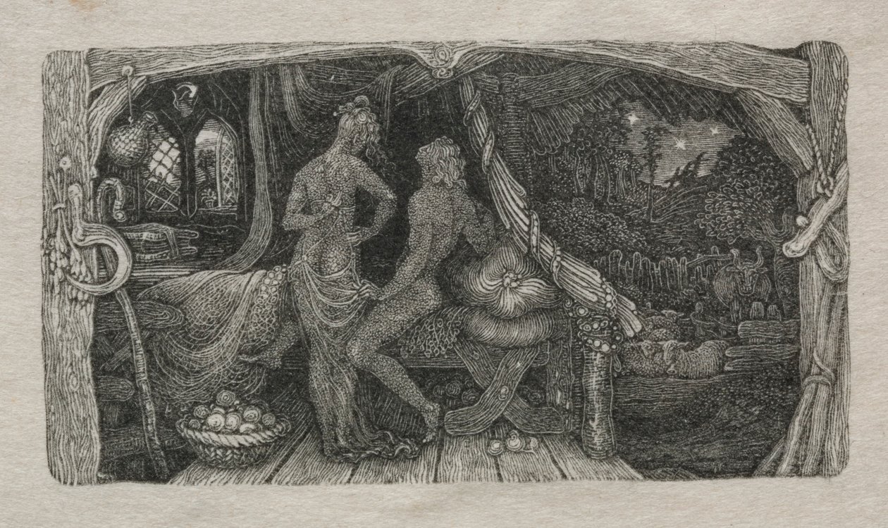 De Kamer-Idylle, 1829 door Edward Calvert