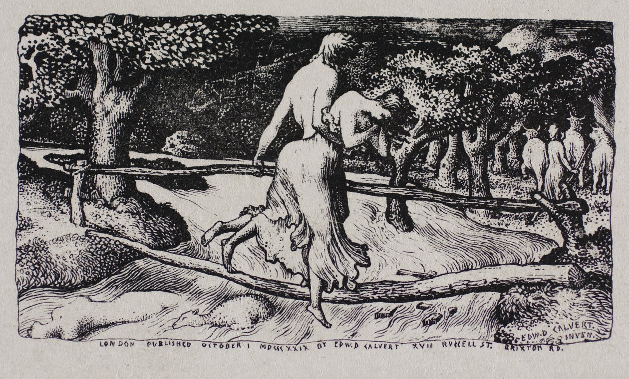 De zondvloed door Edward Calvert