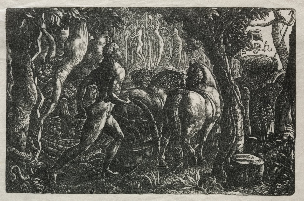 De Ploeger door Edward Calvert