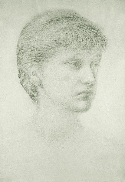 Portret van Madeleine Wyndham door Edward Coley Burne Jones