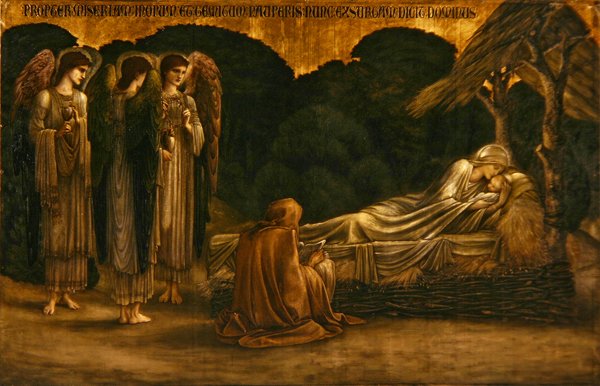 De koning en de herder door Edward Coley Burne-Jones