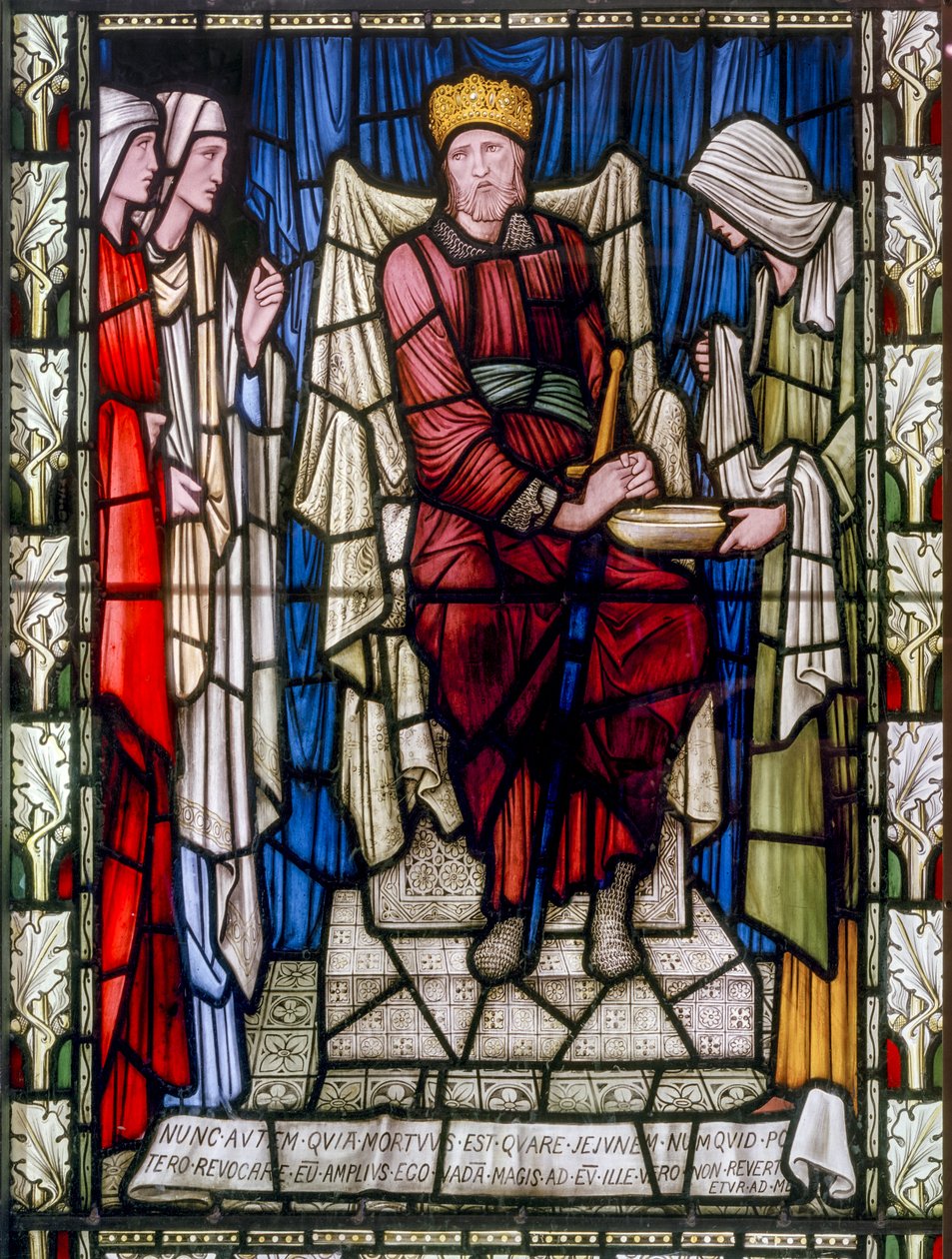 Koning David en Liefdadigheid, c.1896 door Edward Burne Jones