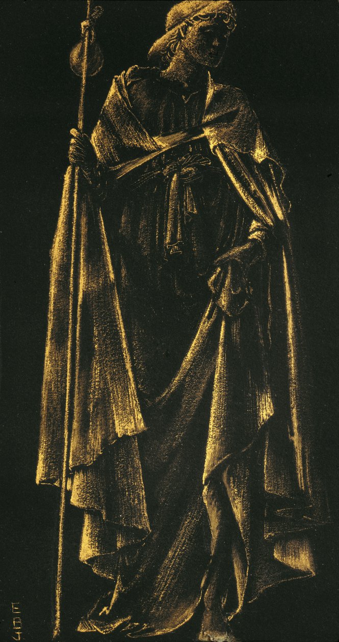 Verzorgende engel door Edward Burne Jones