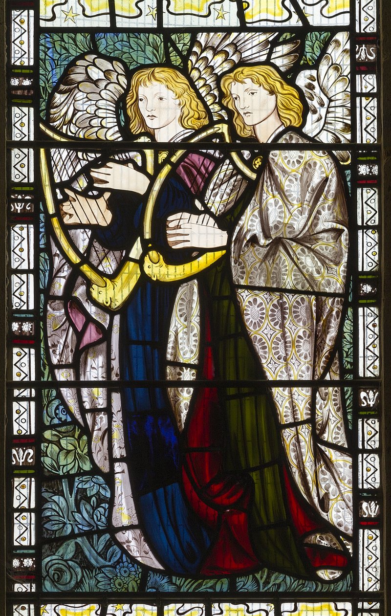 Muzikale Engelen, 1865 door Edward Burne Jones