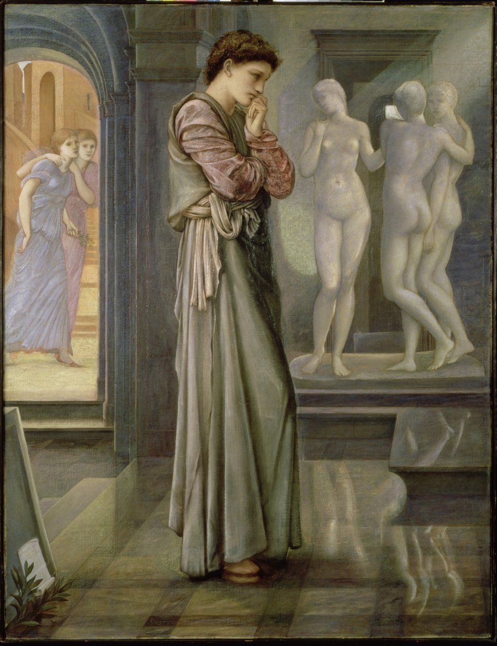 Pygmalion en het Beeld: Het Hart Verlangt, 1868 door Edward Burne Jones