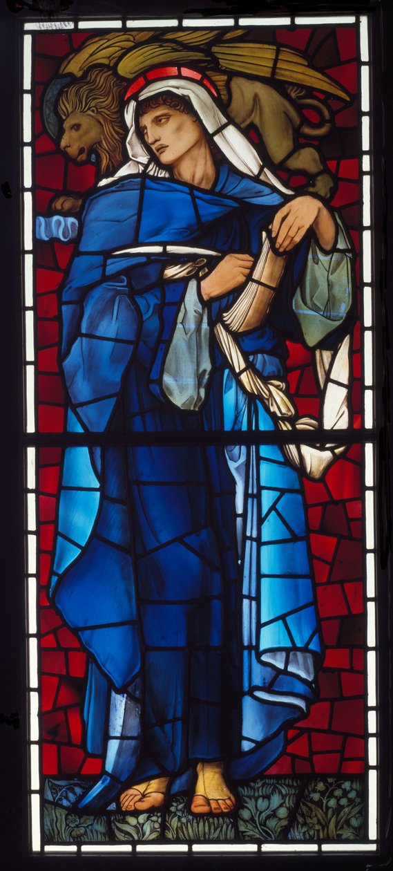 Sint Marcus de Evangelist door Edward Burne-Jones