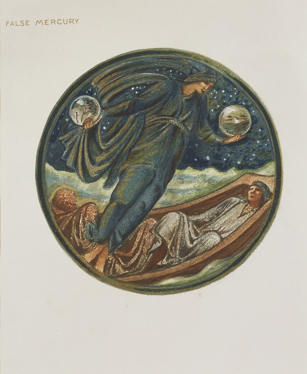 Het Bloemenboek: XXXVI. Valse Mercurius, 1905 door Edward Burne Jones