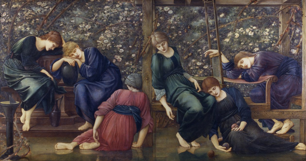 De Tuin Hof, uit de Briar Rose Serie, c.1894 door Edward Burne Jones