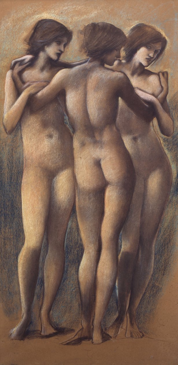 De Drie Gratiën, ca. 1885 door Edward Burne Jones