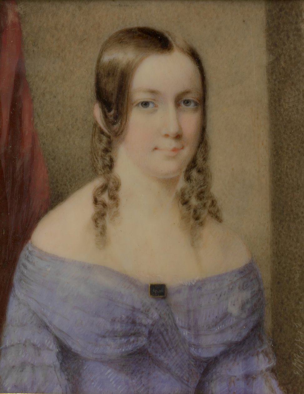 Portret van een Dame, 1842 door Edward Dalton Marchant