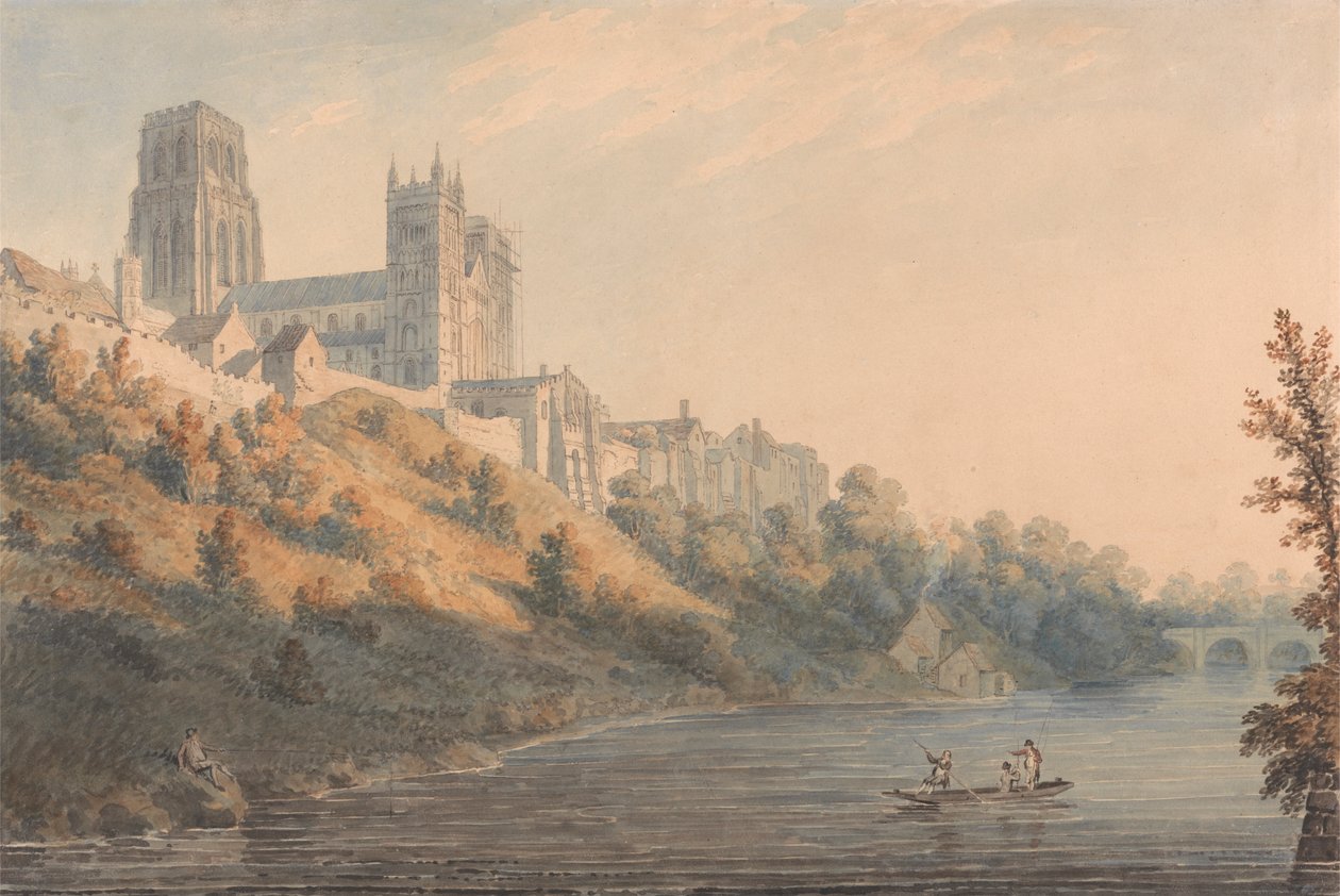 Durham Kathedraal door Edward Dayes