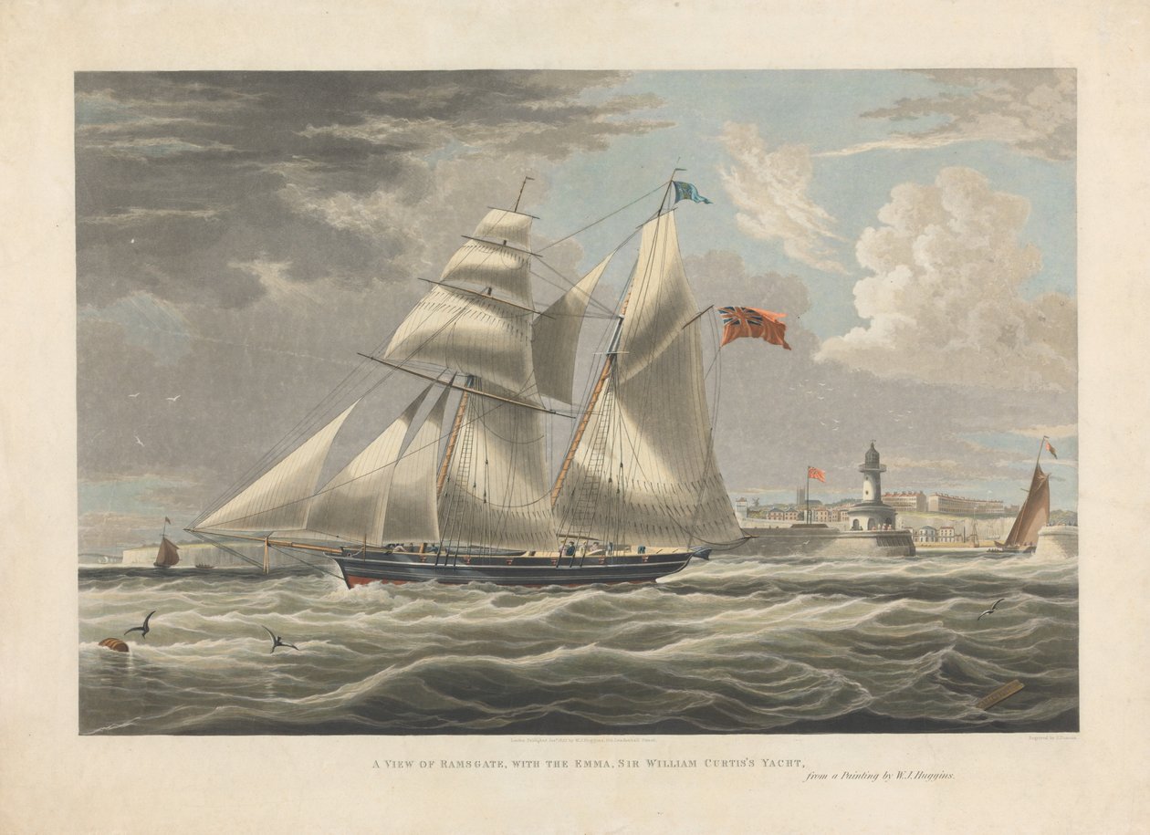 Gezicht op Ramsgate met de 