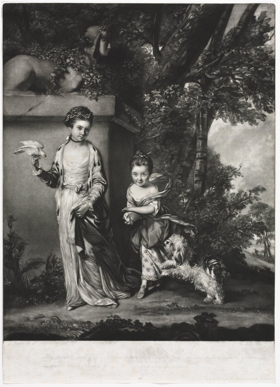 De Dames Amabel en Mary Jemima Yorke door Edward Fisher