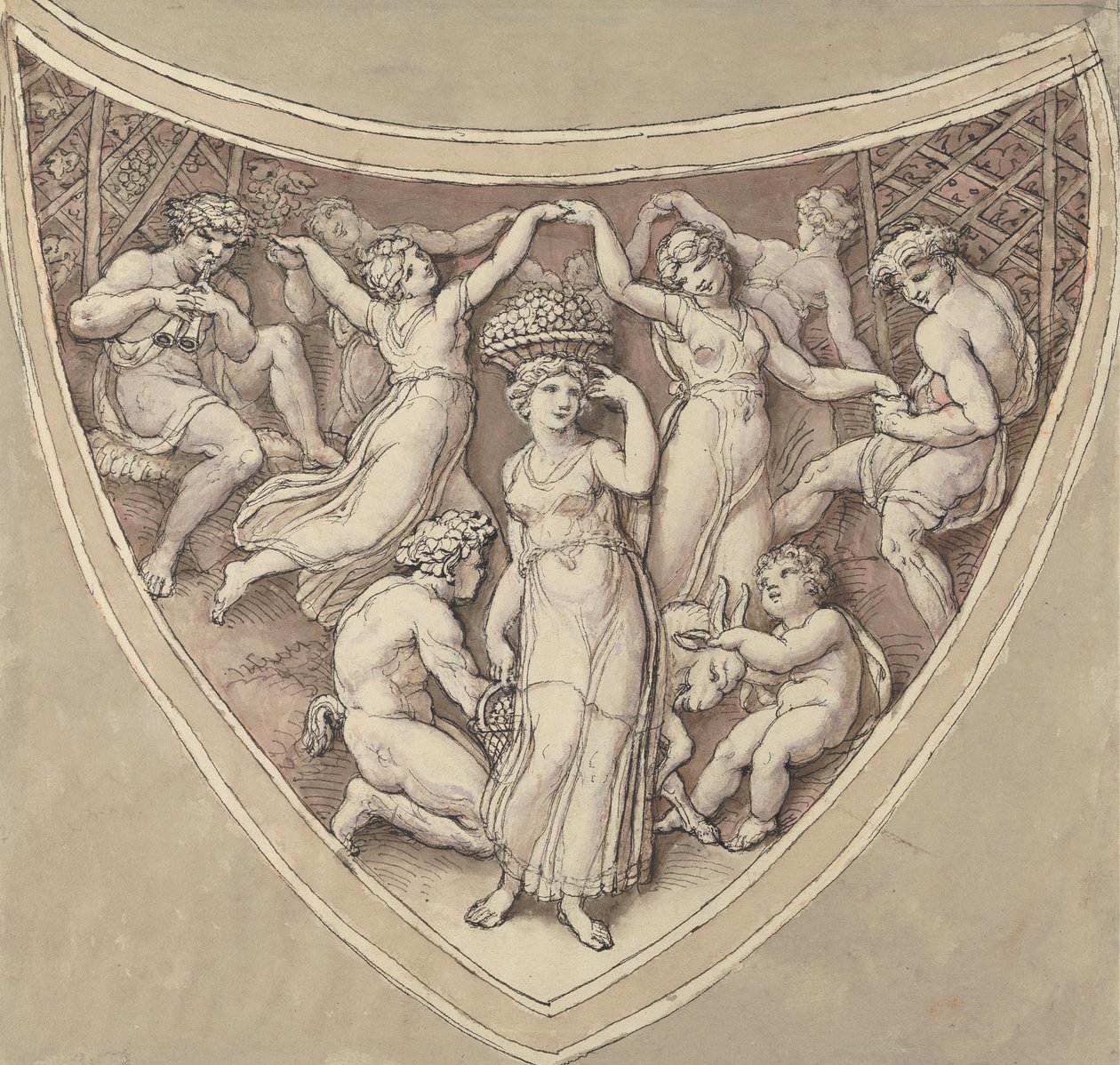 Bacchanalia door Edward Francis Burney