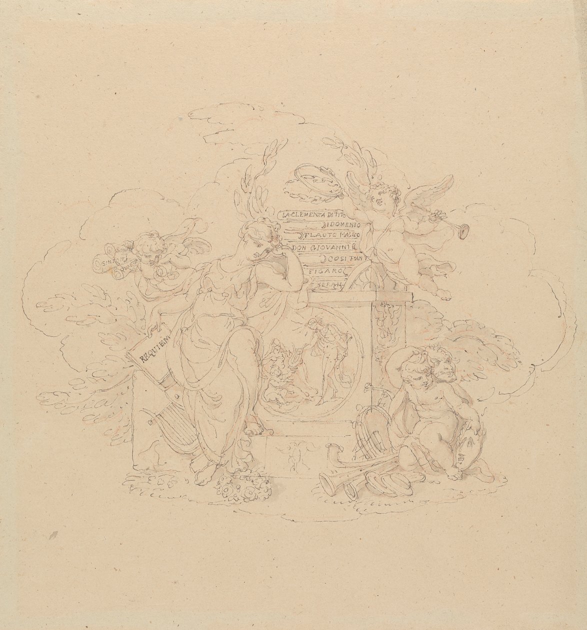 Ontwerpen voor Illustraties bij Mozarts Opera