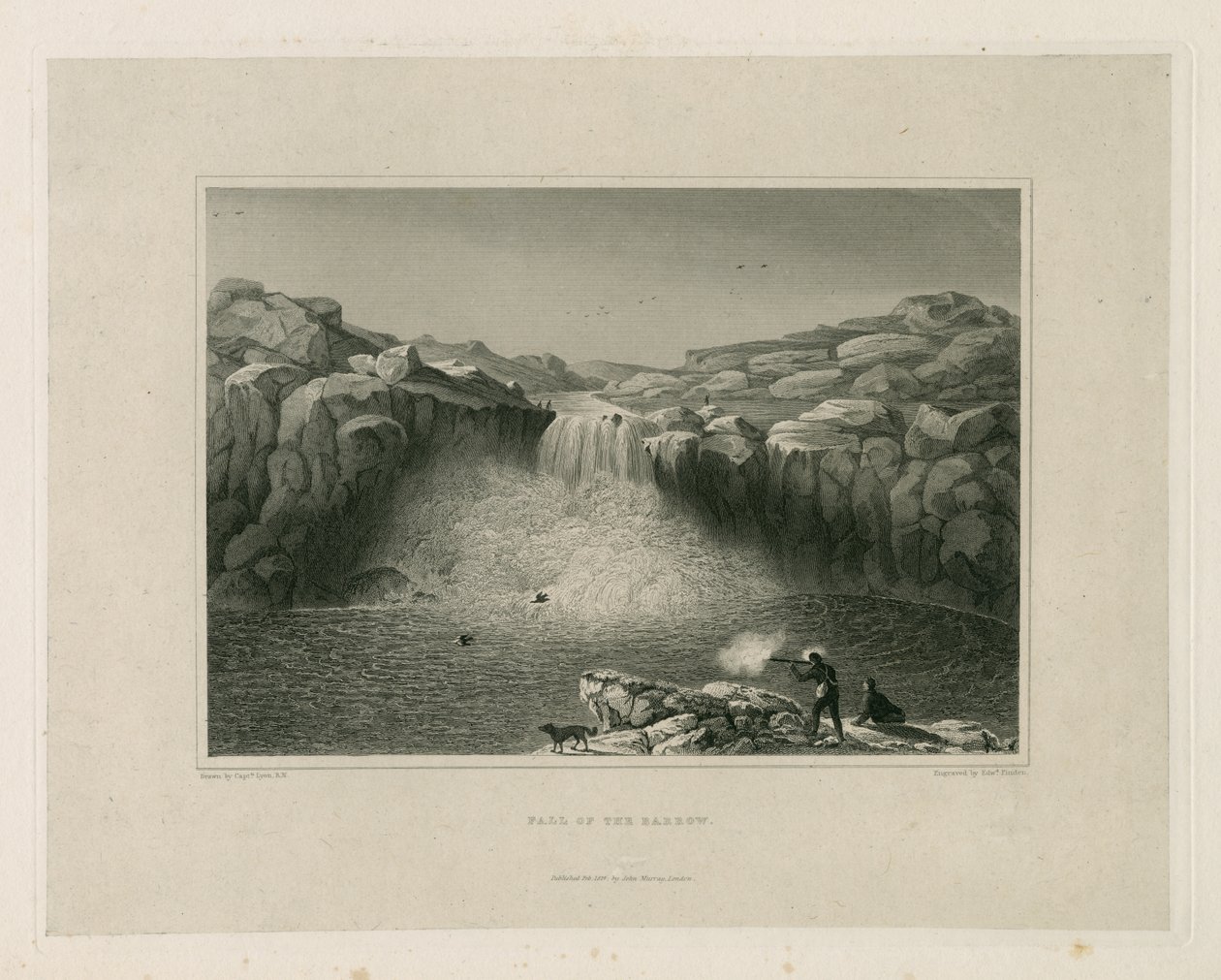 Val van de Barrow door Edward Francis Finden