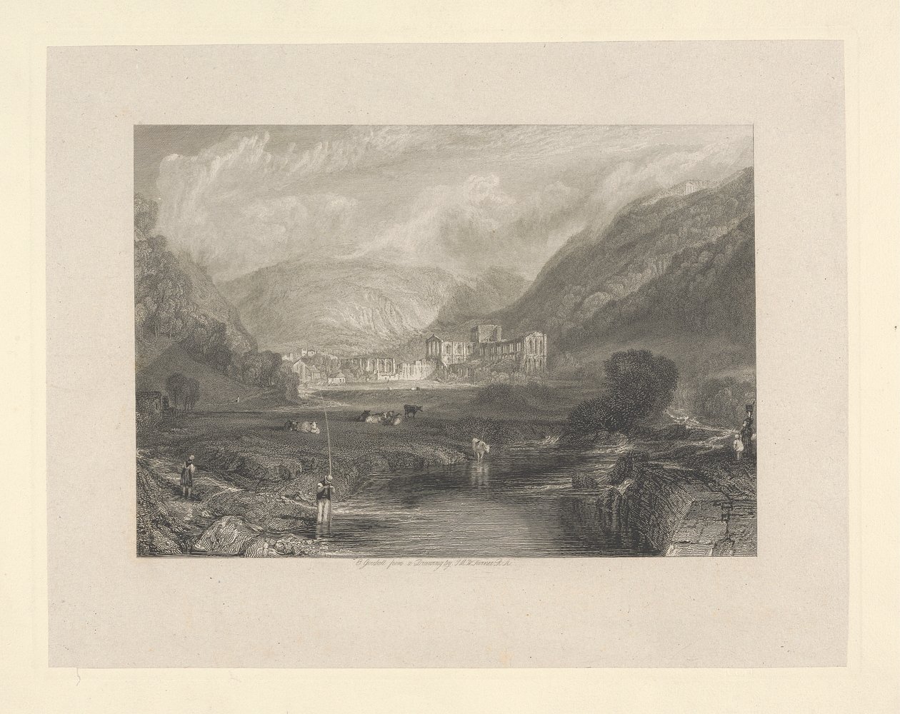 Rievaulx Abbey, Yorkshire door Edward Goodall