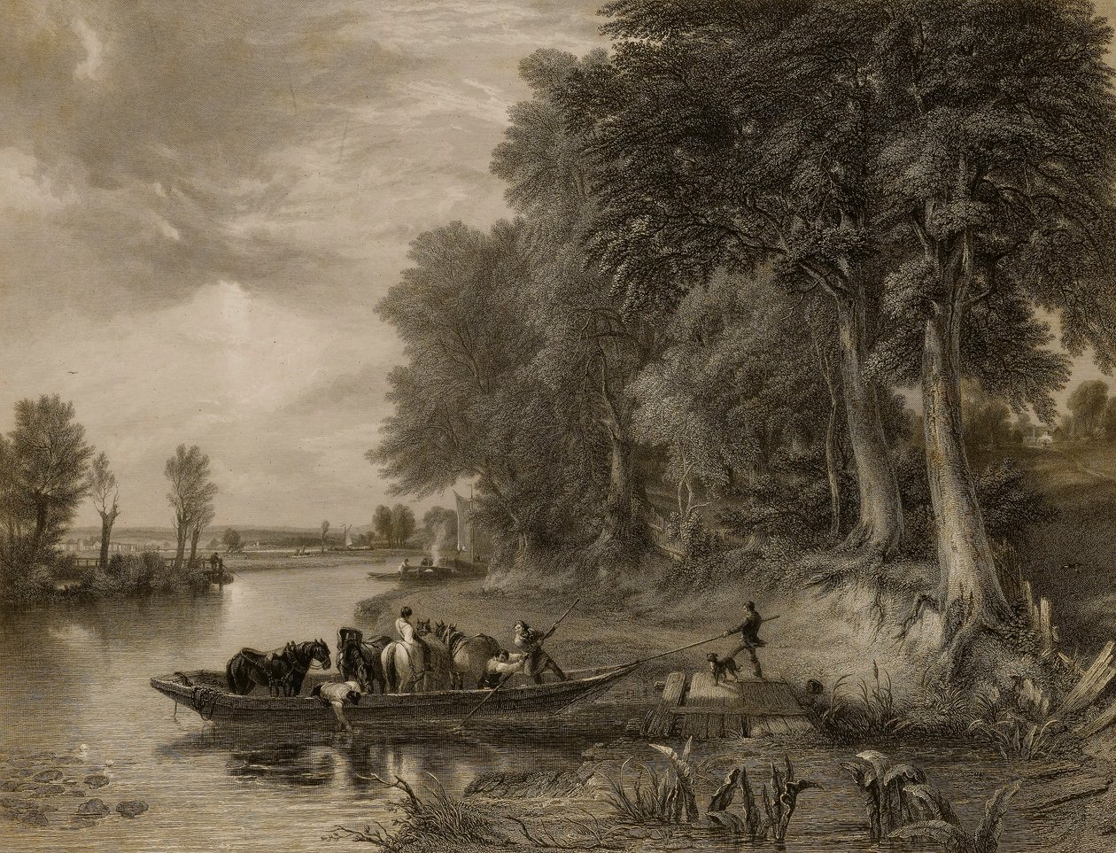 De veerboot door Edward Goodall